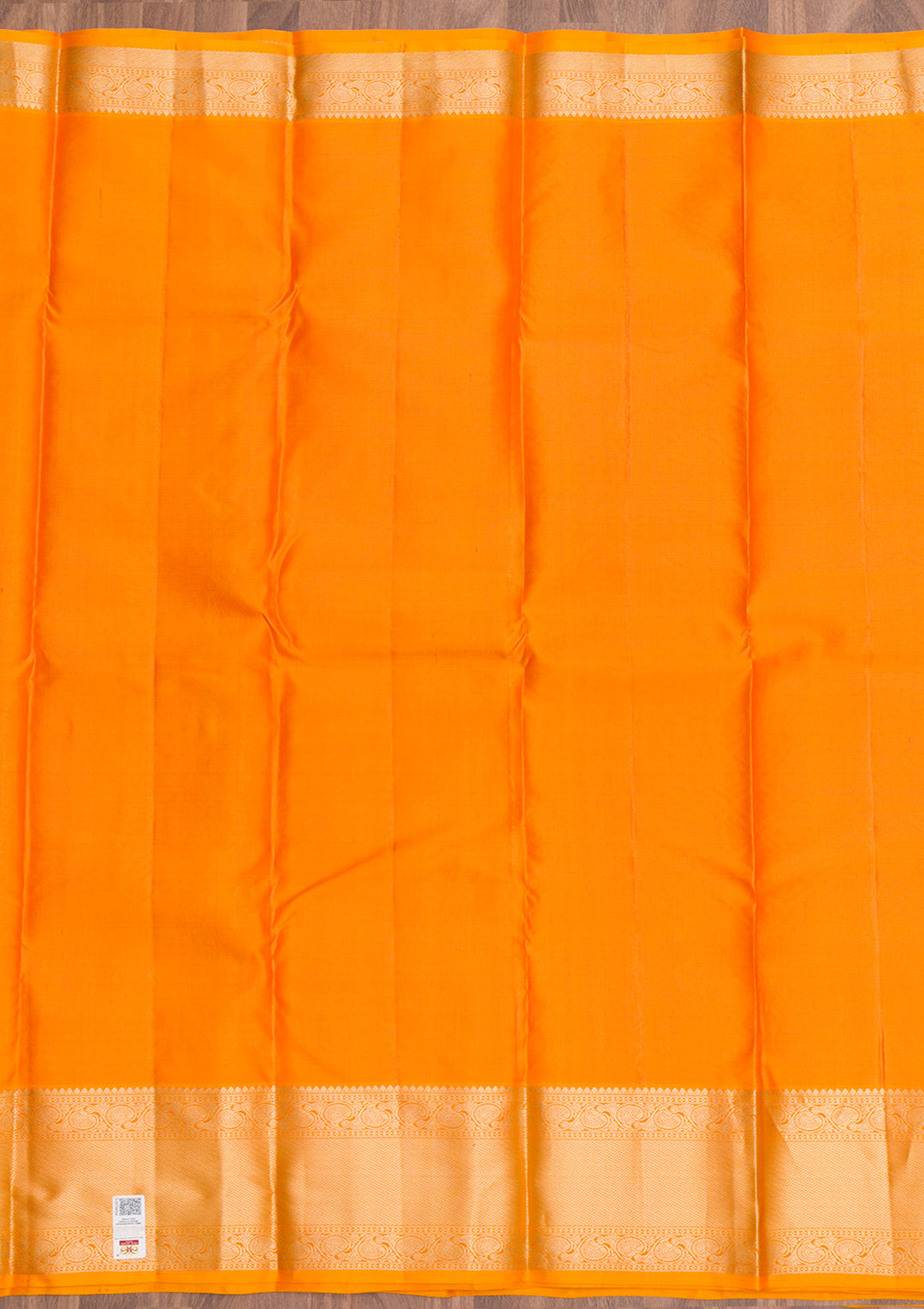 Mustard Zariwork Pure Silk Saree