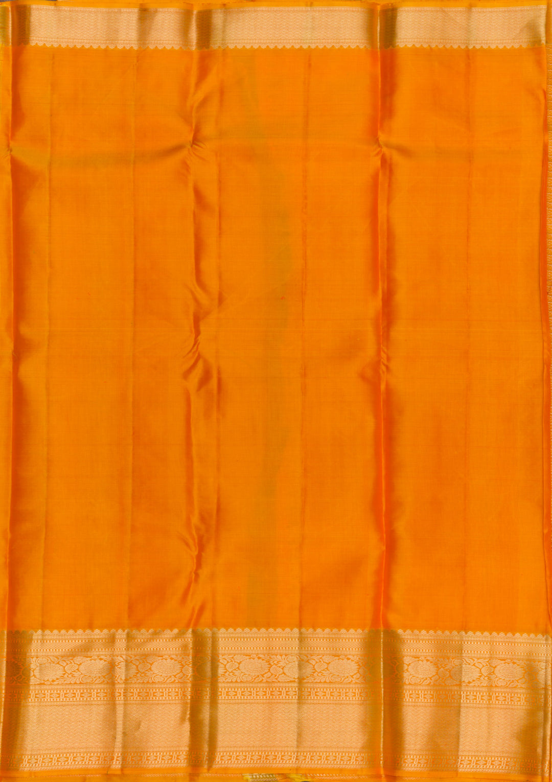 Mustard Zariwork Banarasi Pure Silk Saree