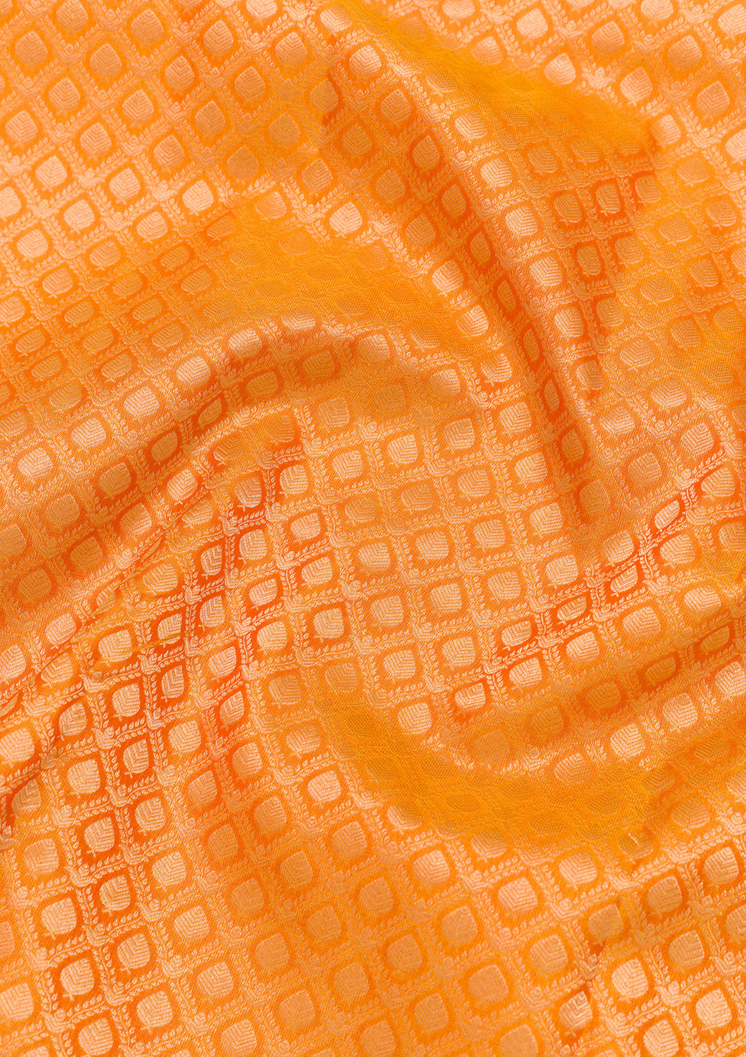 Mustard Zariwork Banarasi Pure Silk Saree