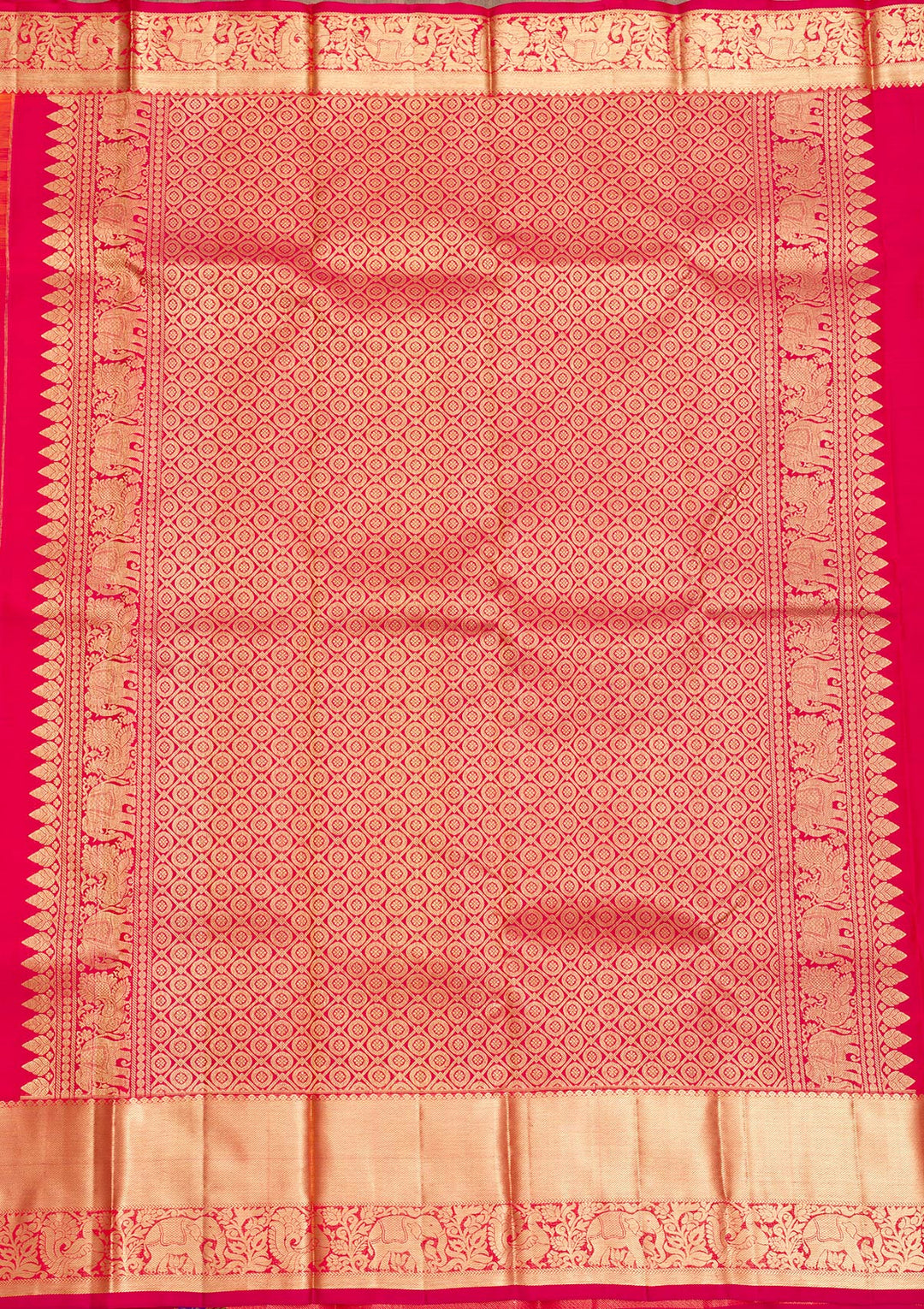 Mustard Zariwork Pure Silk Saree