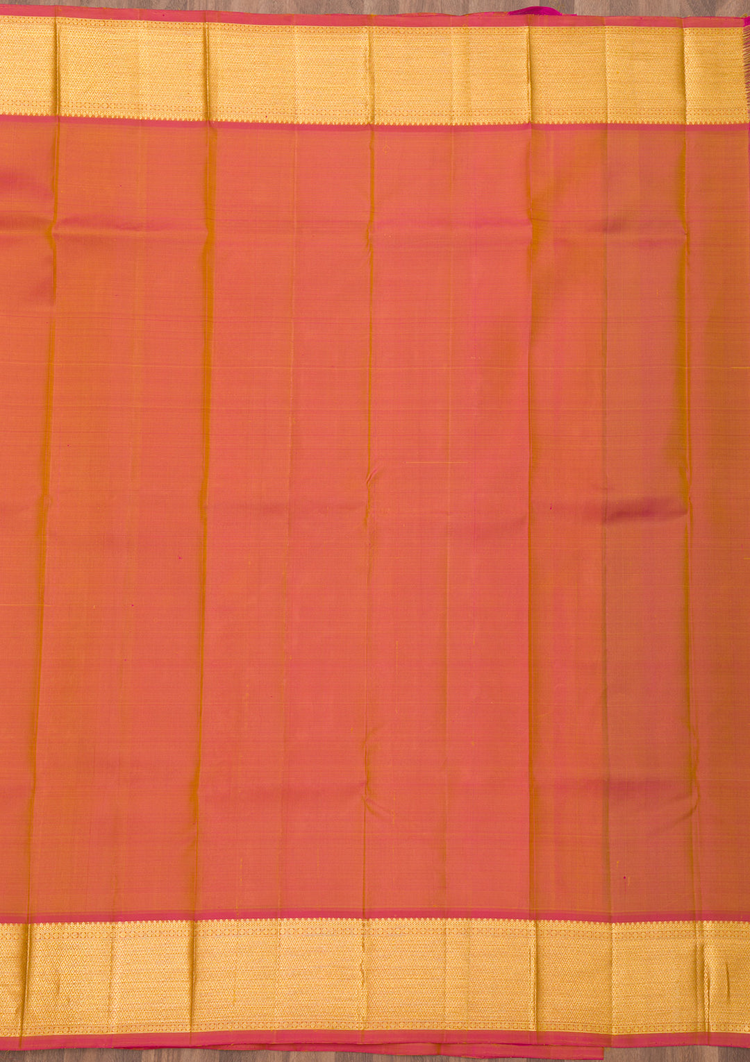 Mustard Zariwork Kanjivaram Pure Silk Saree