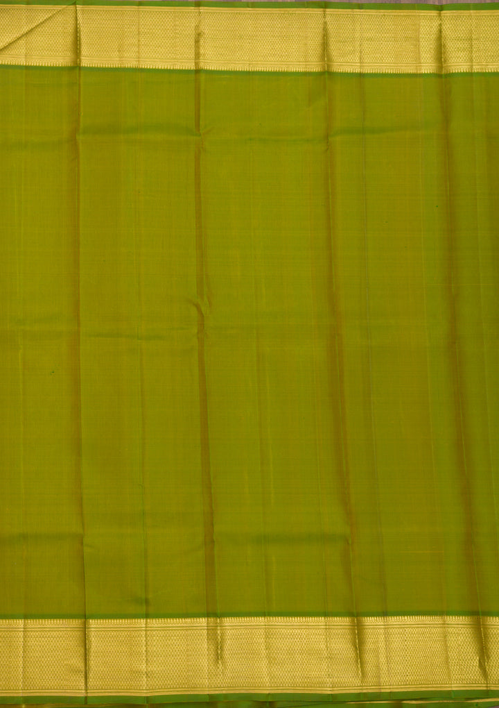 Mustard Zariwork Pure Silk Saree