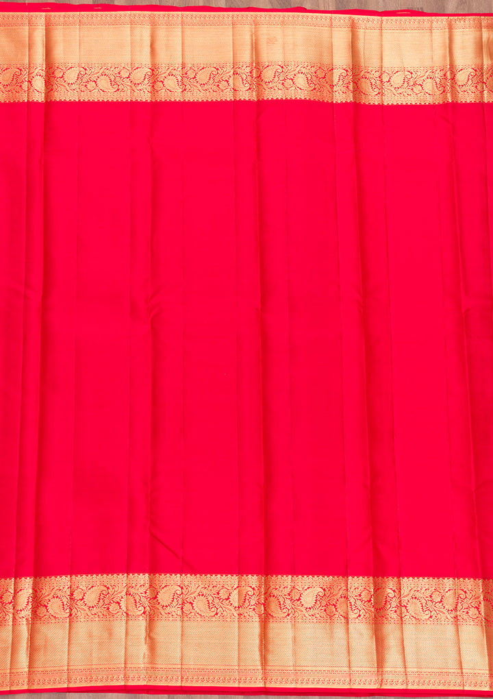 Mustard Zariwork Pure Silk Saree