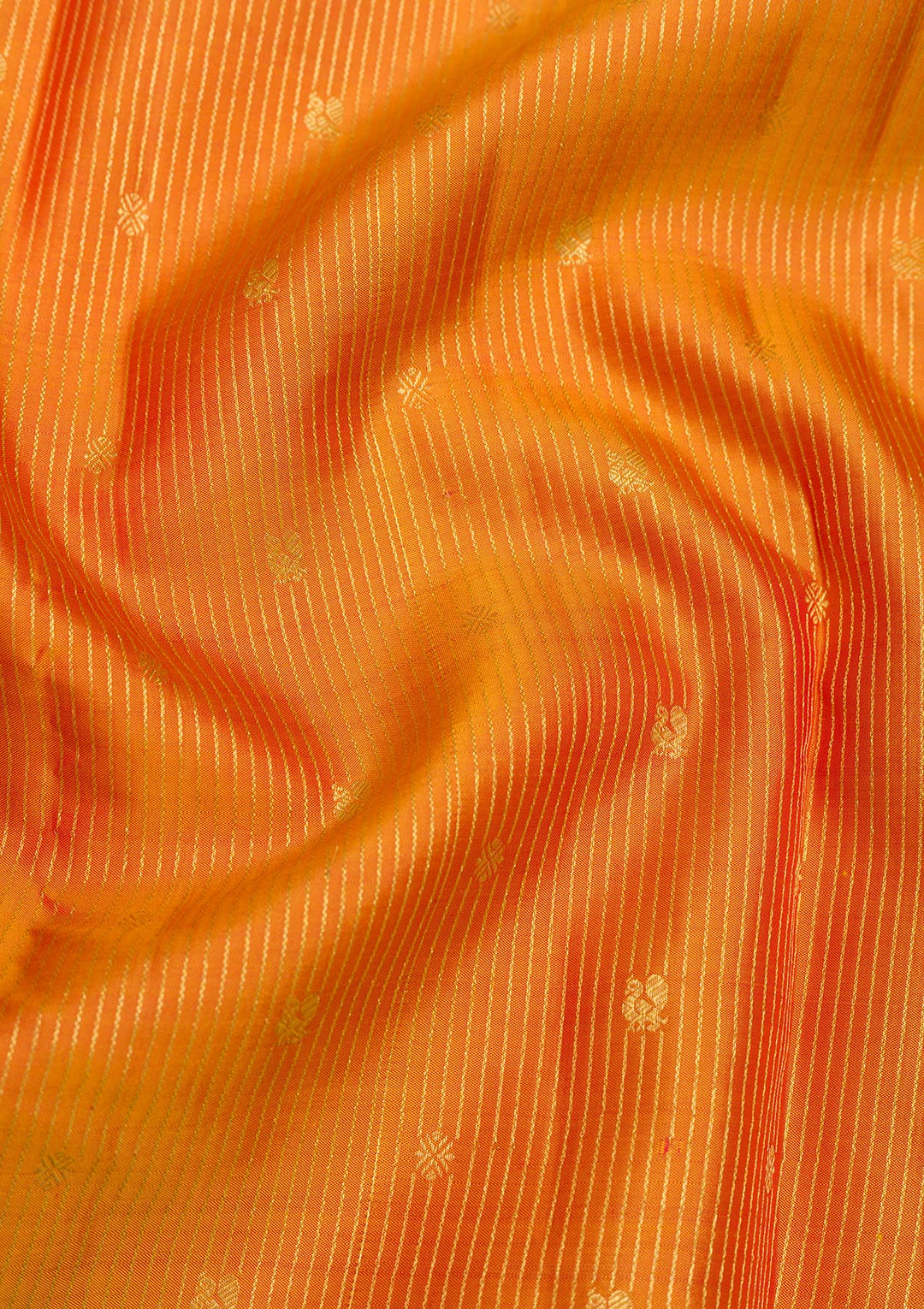Mustard Zariwork Kanjivaram Pure Silk Saree