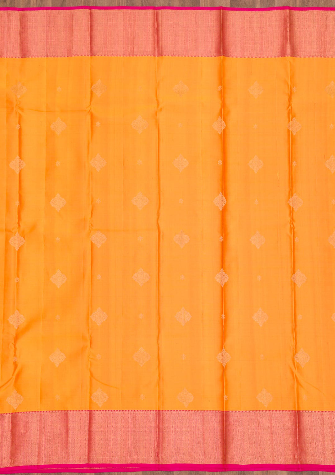 Mustard Zariwork Pure Silk Saree