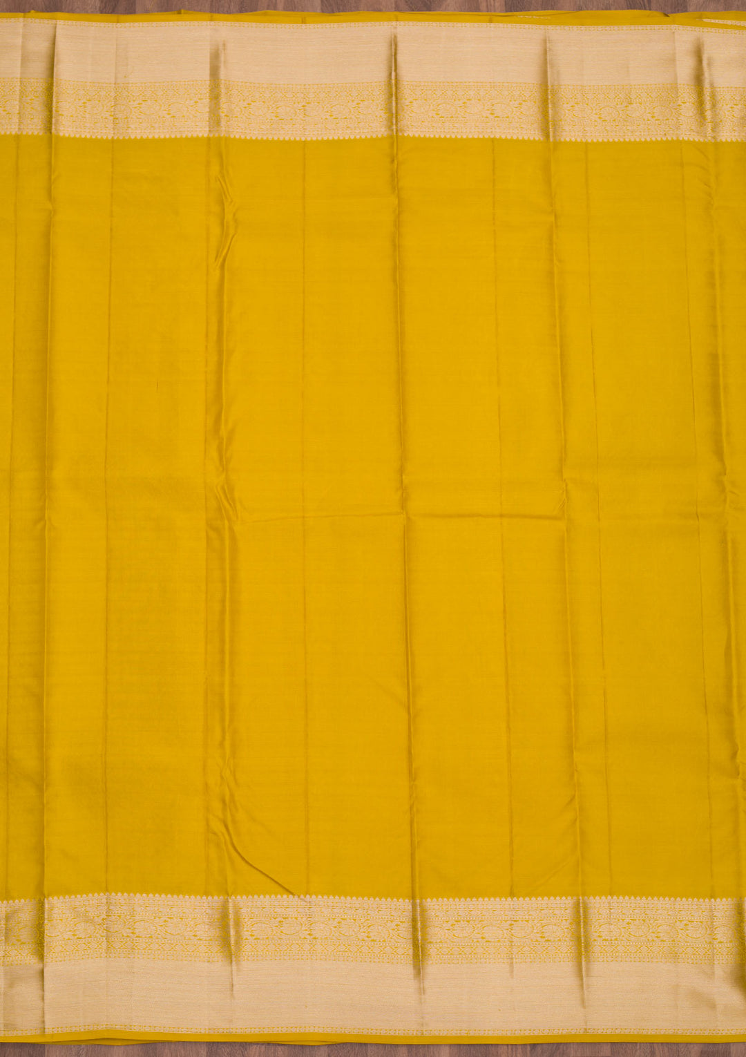 Mustard Zariwork Pure Silk Saree