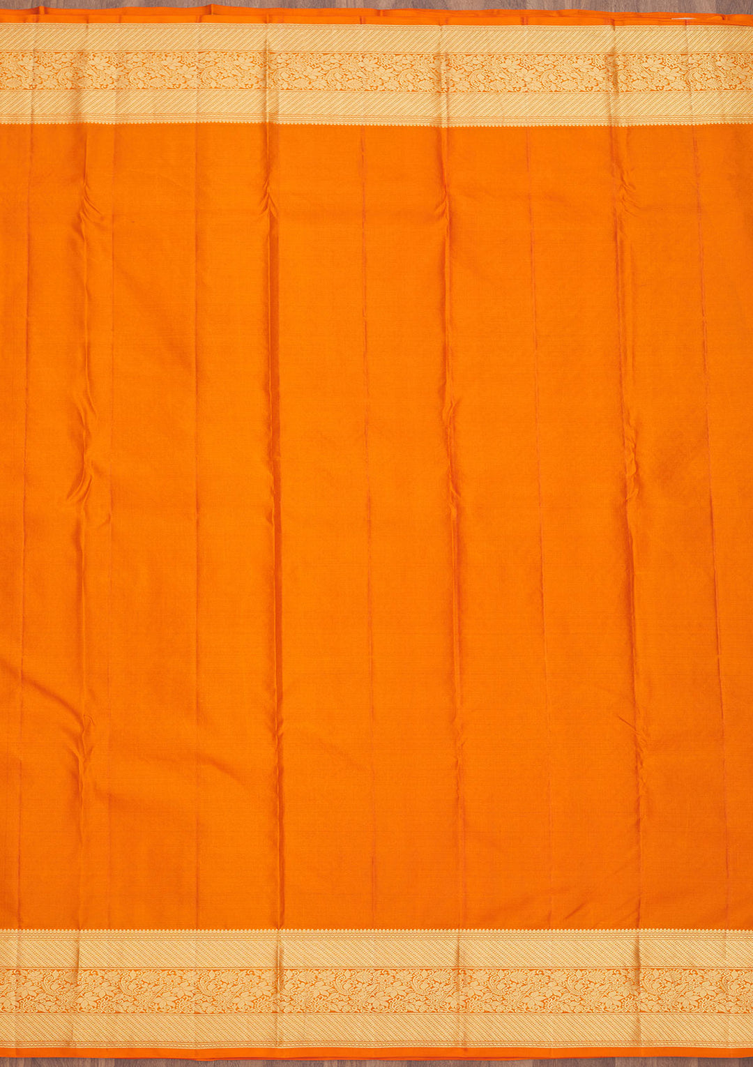 Orange Zariwork Pure Silk Saree