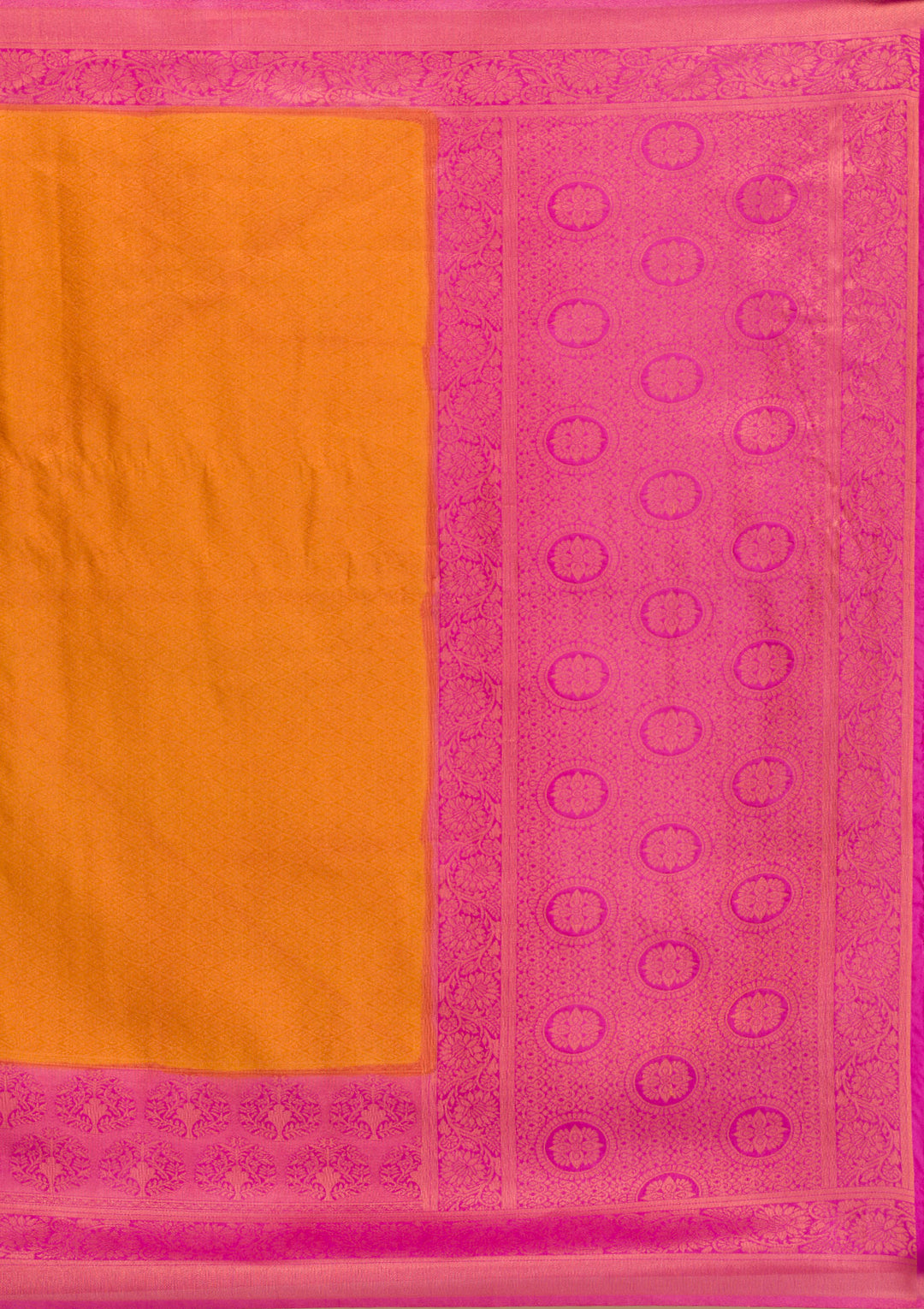 Mustard Zariwork Soft Silk Saree