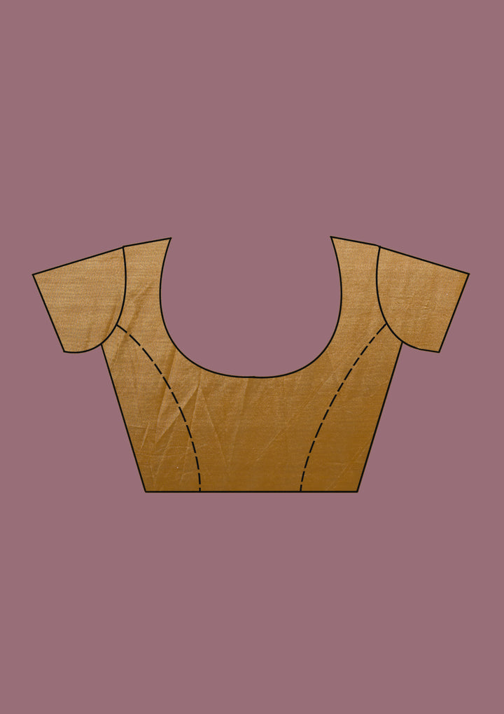 Mustard Zariwork Tissue Saree