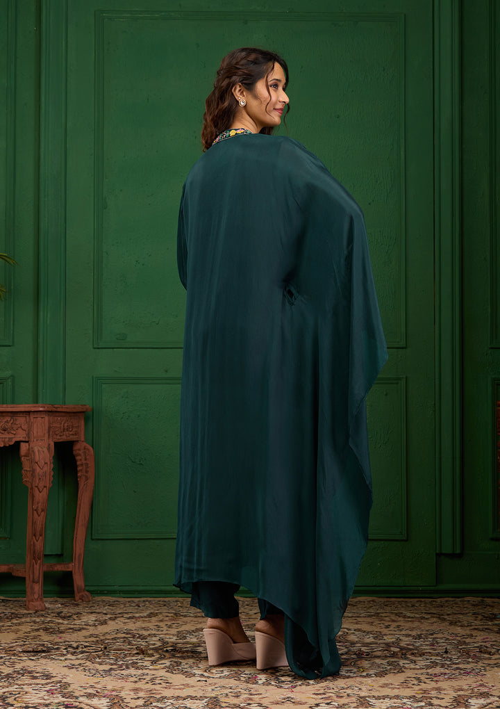 Navy Blue Cutdana Georgette Readymade Salwar Suit