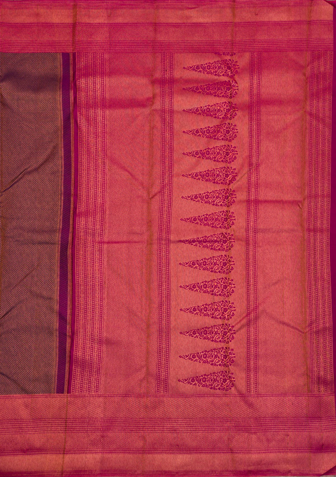 Navy Blue Zariwork Pure Silk Saree