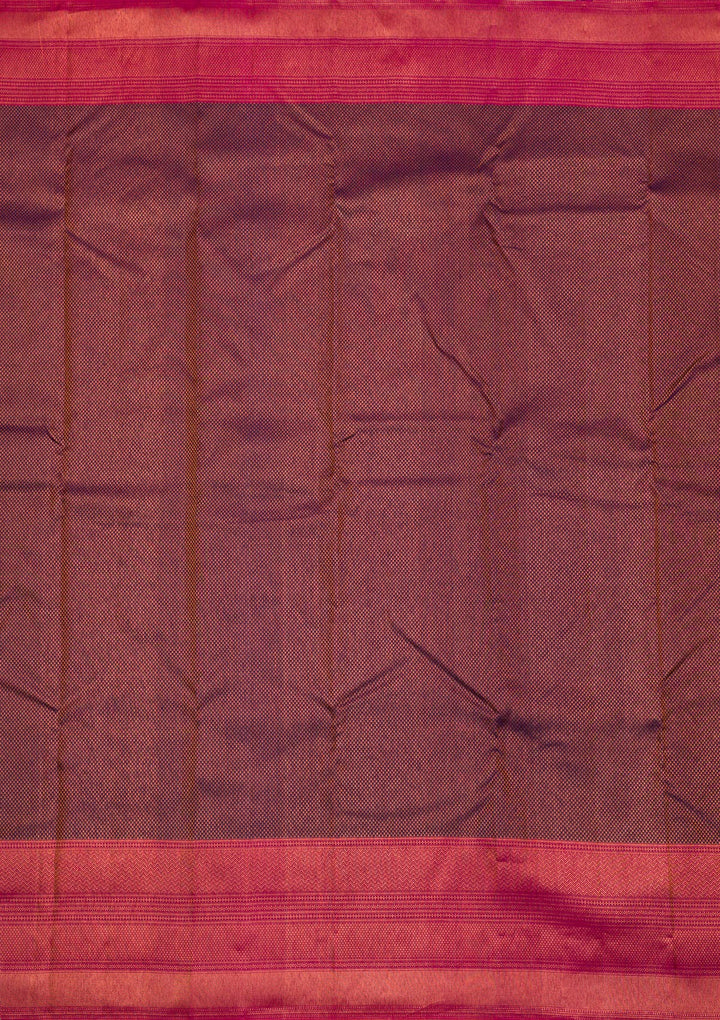 Navy Blue Zariwork Pure Silk Saree