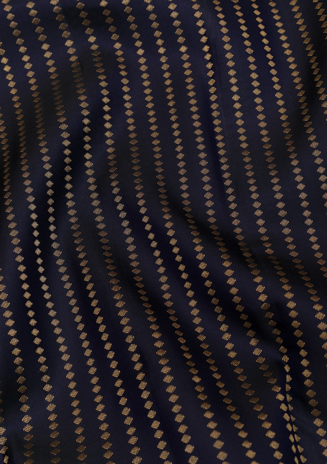 Navy Blue Zariwork Kanjivaram Pure Silk Saree