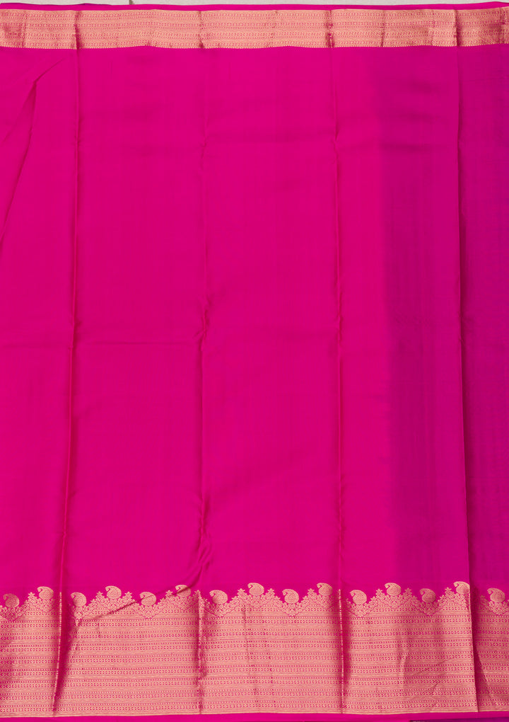 Navy Blue Zariwork Kanjivaram Pure Silk Saree