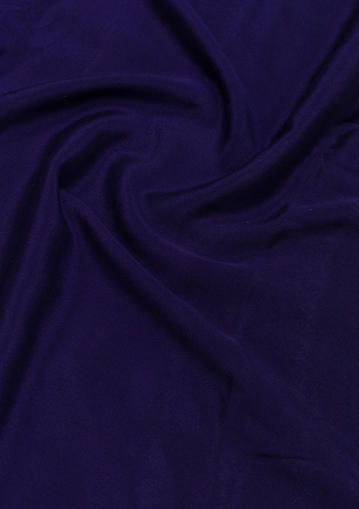 Navy Blue Zariwork Pure Silk Saree