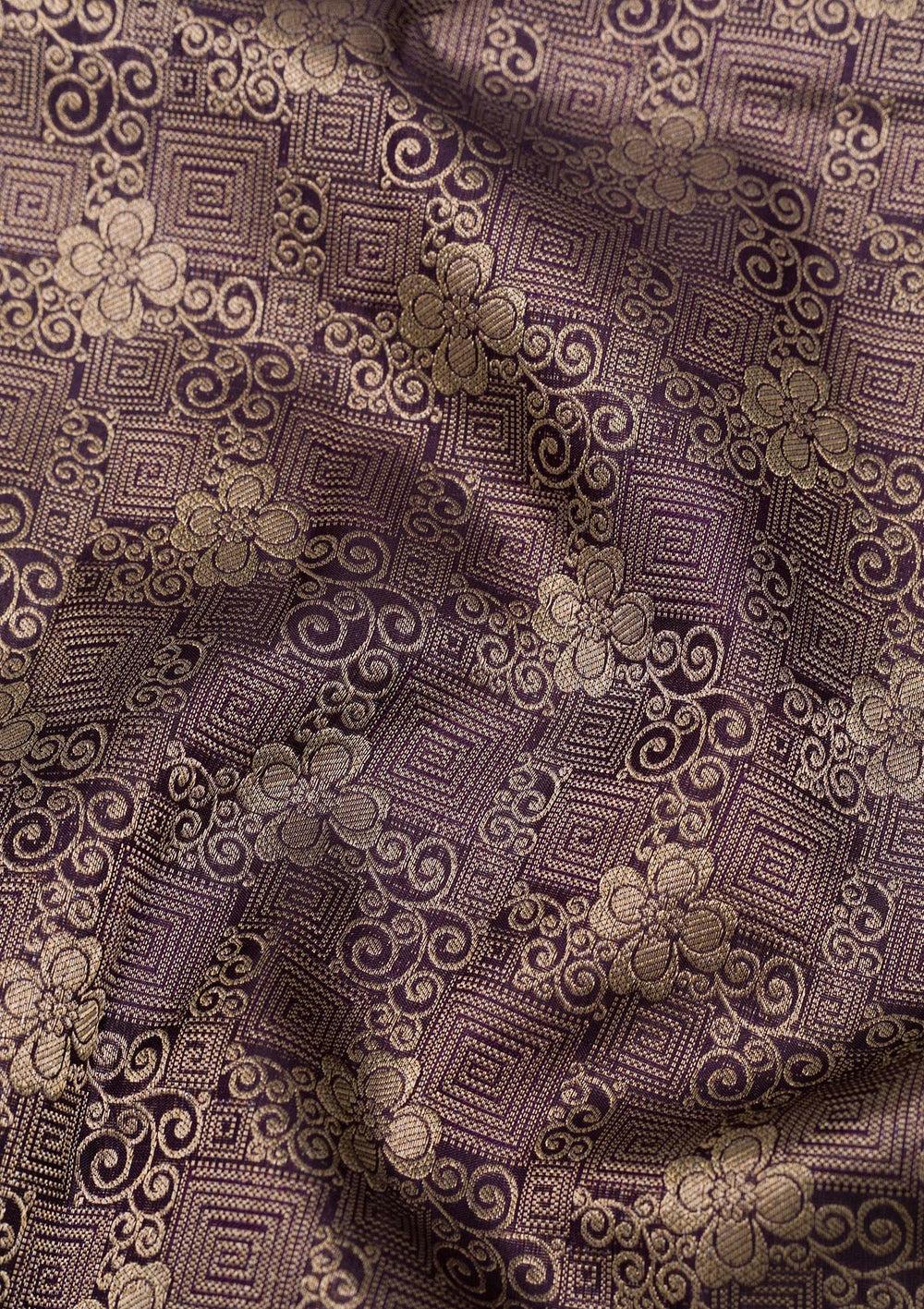 Navy Blue Zariwork Pure Silk Saree-Koskii