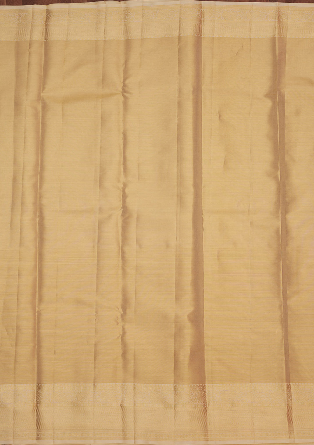 Off White Zariwork Pure Silk Saree
