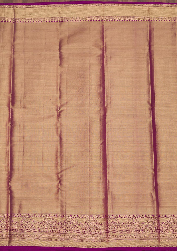 Off White Zariwork Pure Silk Saree
