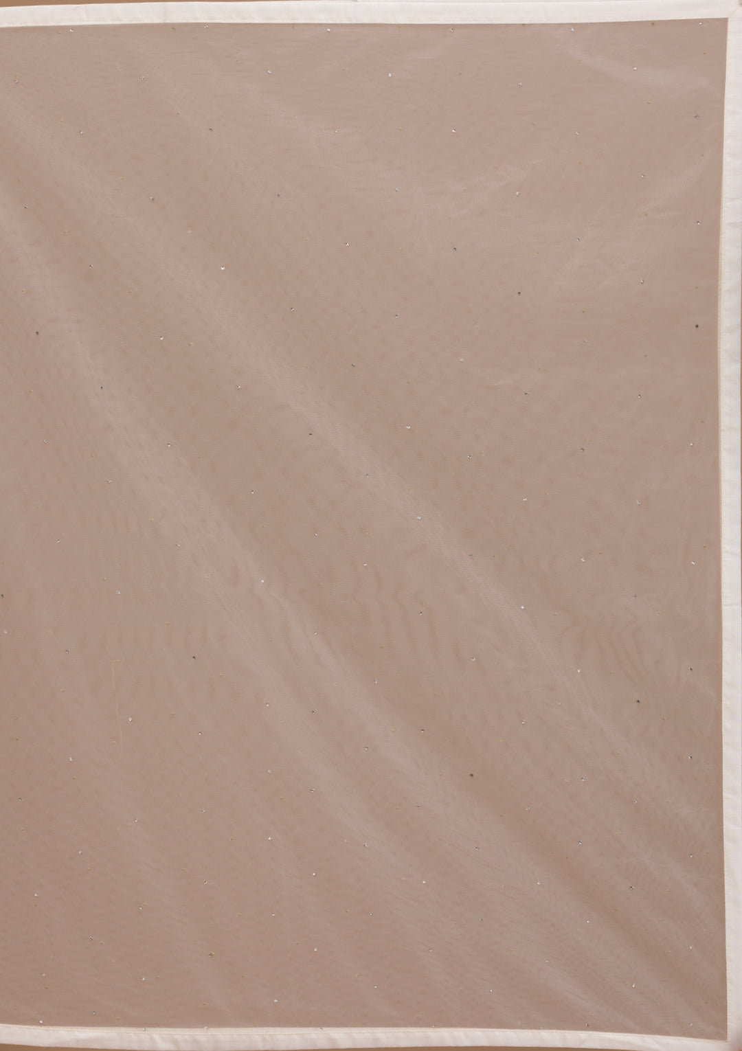 Off White Sequins Tissue Readymade Sharara Suit