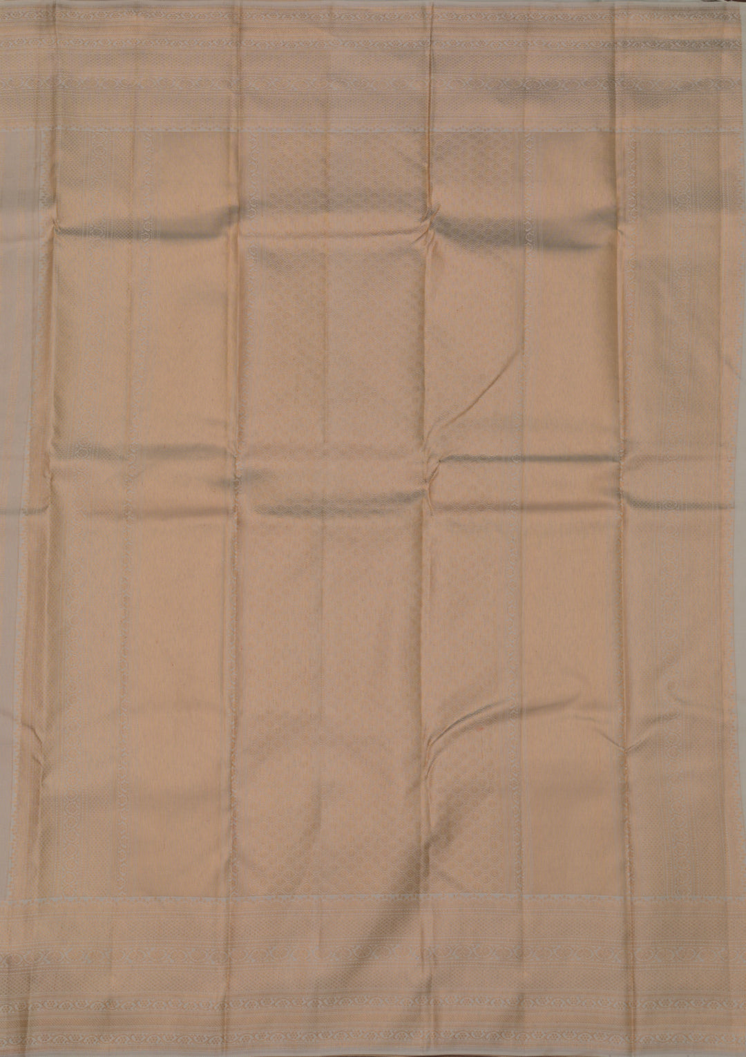 Off White Zariwork Pure Silk Saree