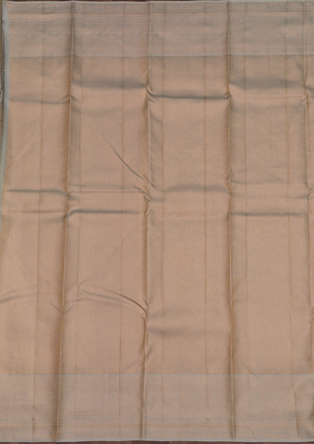 Off White Zariwork Pure Silk Saree
