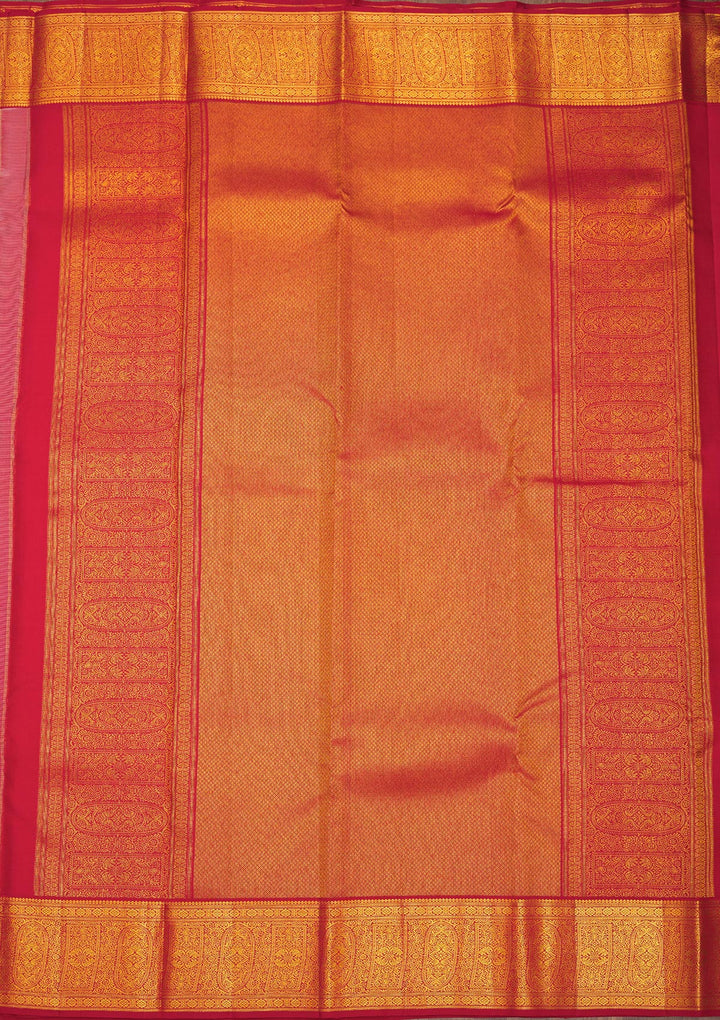 Off White Zariwork Pure Silk Saree