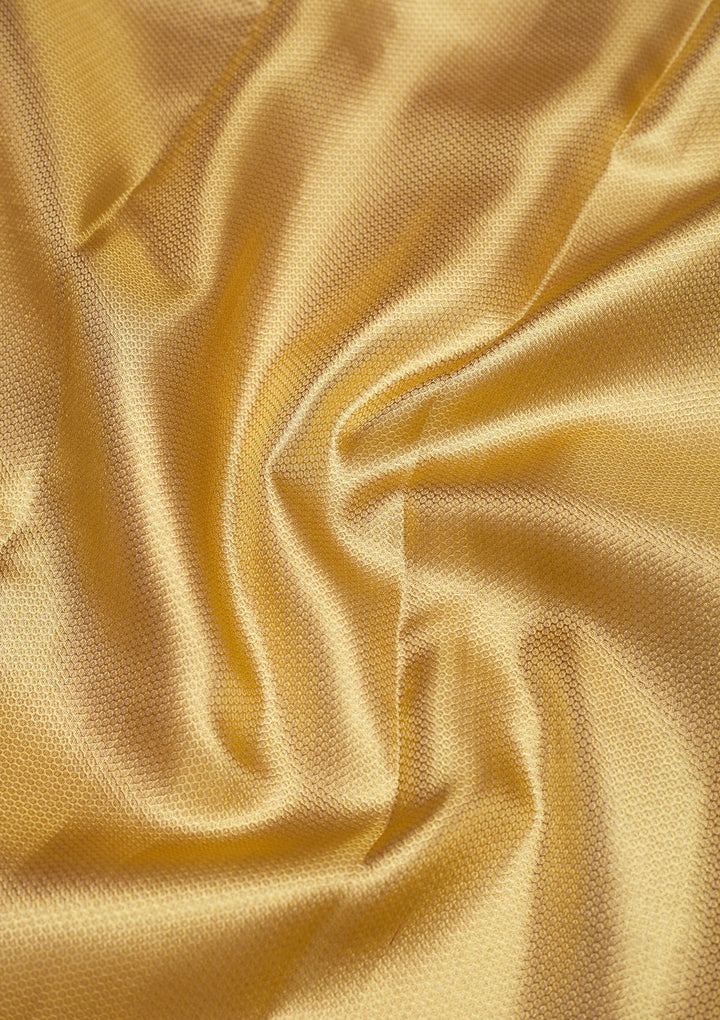 Off White Zariwork Pure Silk Saree