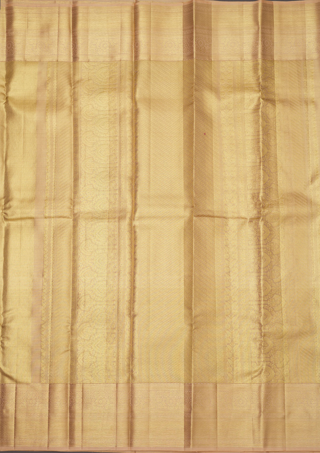 Off White Zariwork Pure Silk Saree