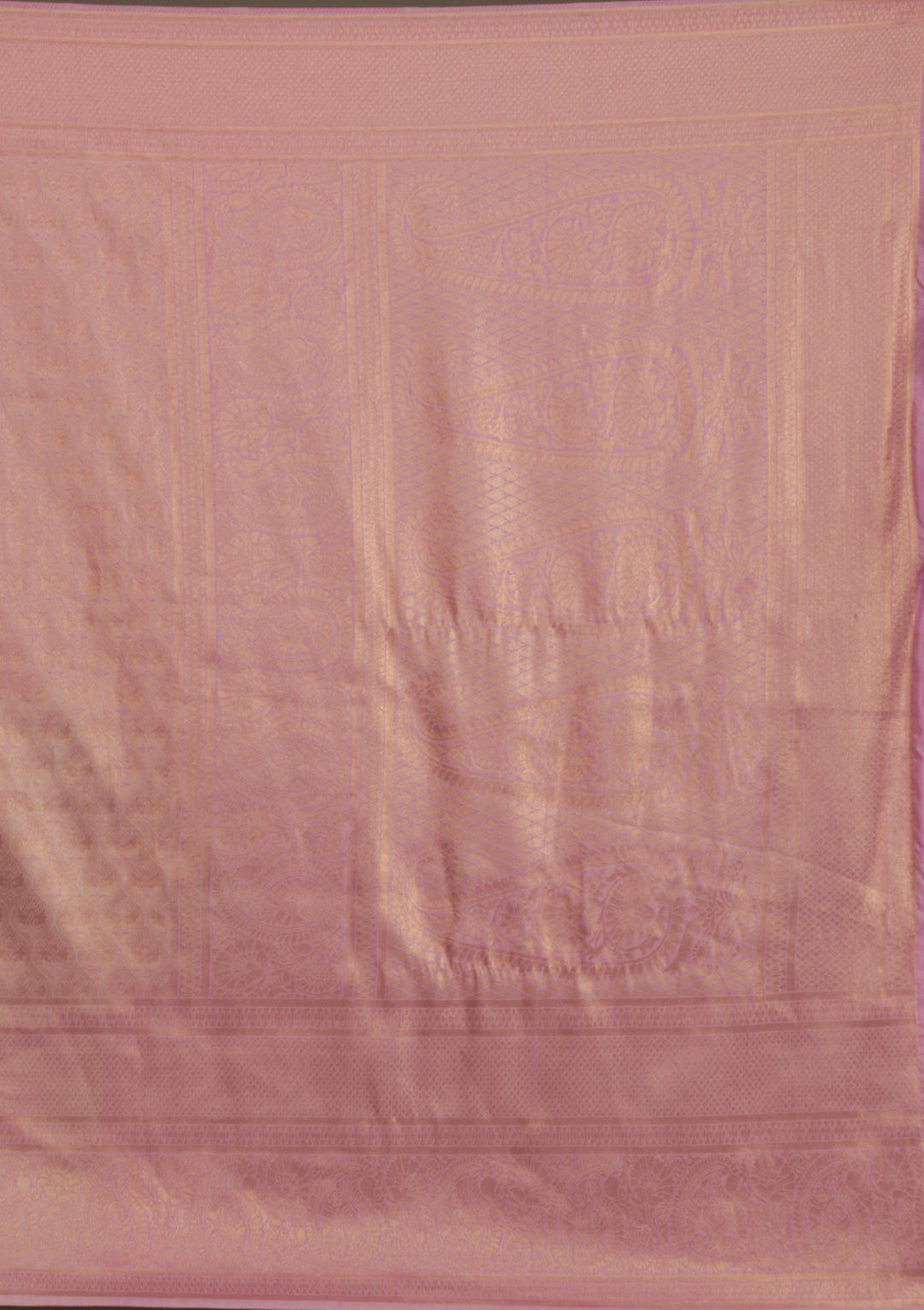 Onion Pink Plain Art Silk Saree