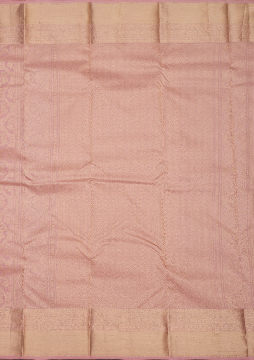 Onion Pink Zariwork Pure Silk Saree