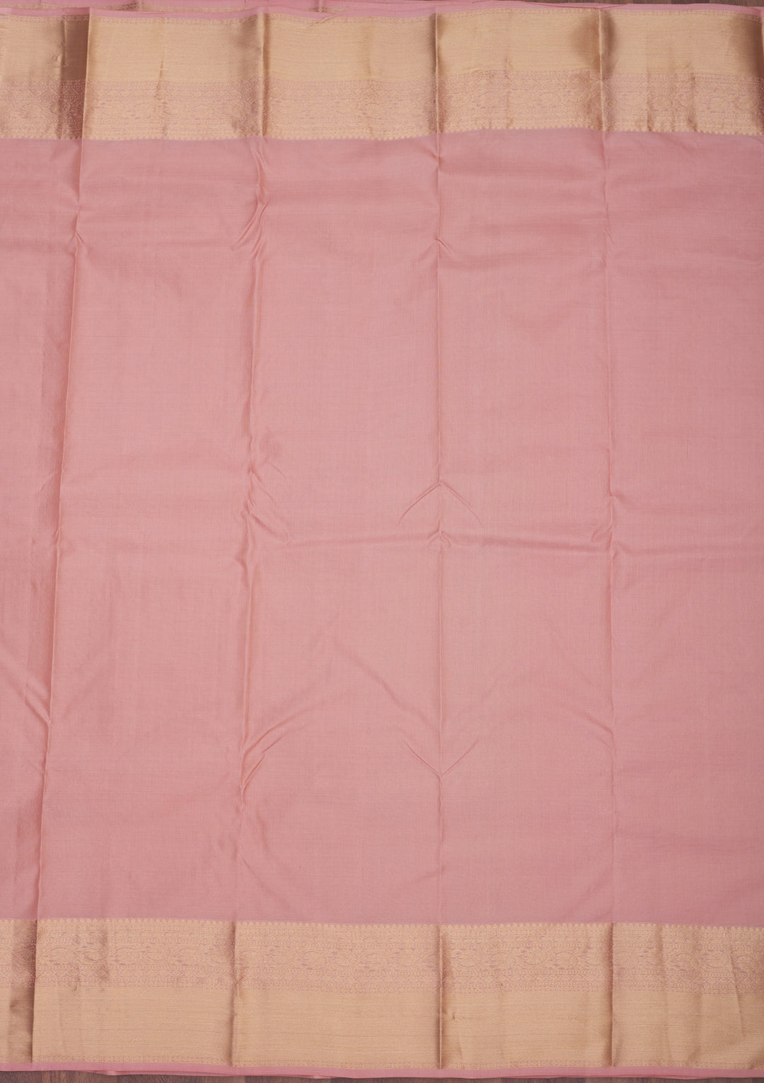 Onion Pink Zariwork Pure Silk Saree