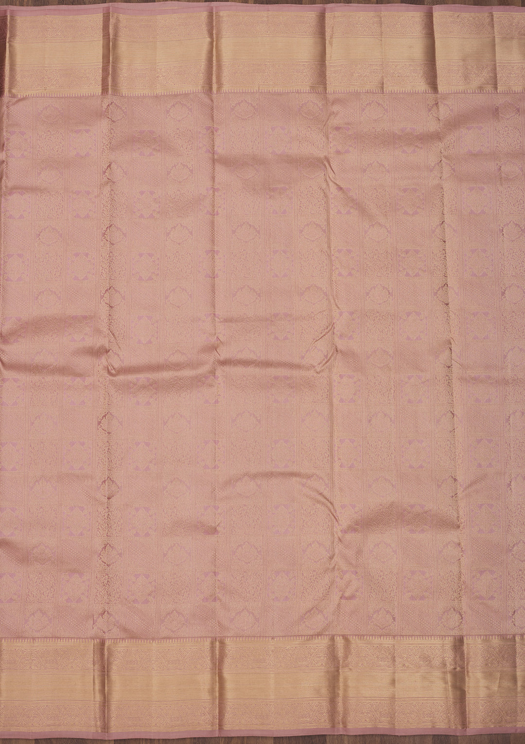 Onion Pink Zariwork Pure Silk Saree