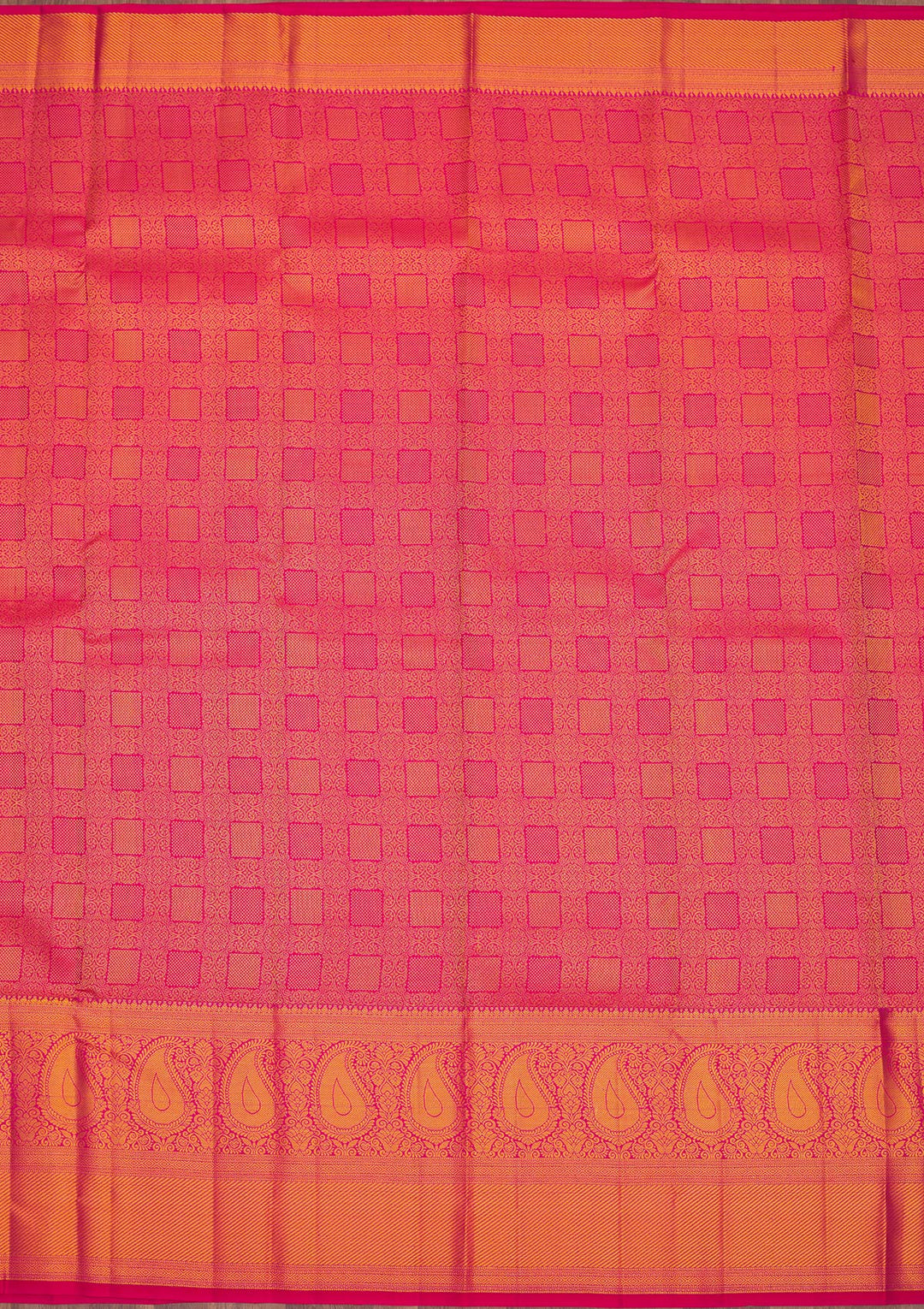 Onion Pink Zariwork Pure Silk Saree