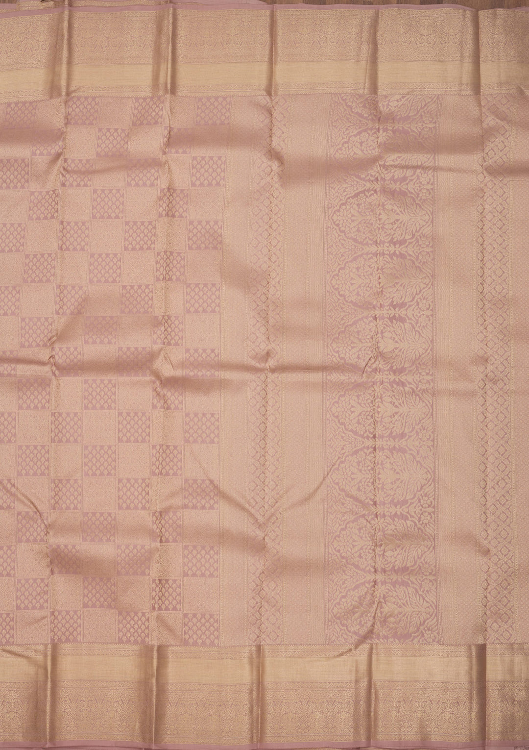 Onion Pink Zariwork Pure Silk Saree
