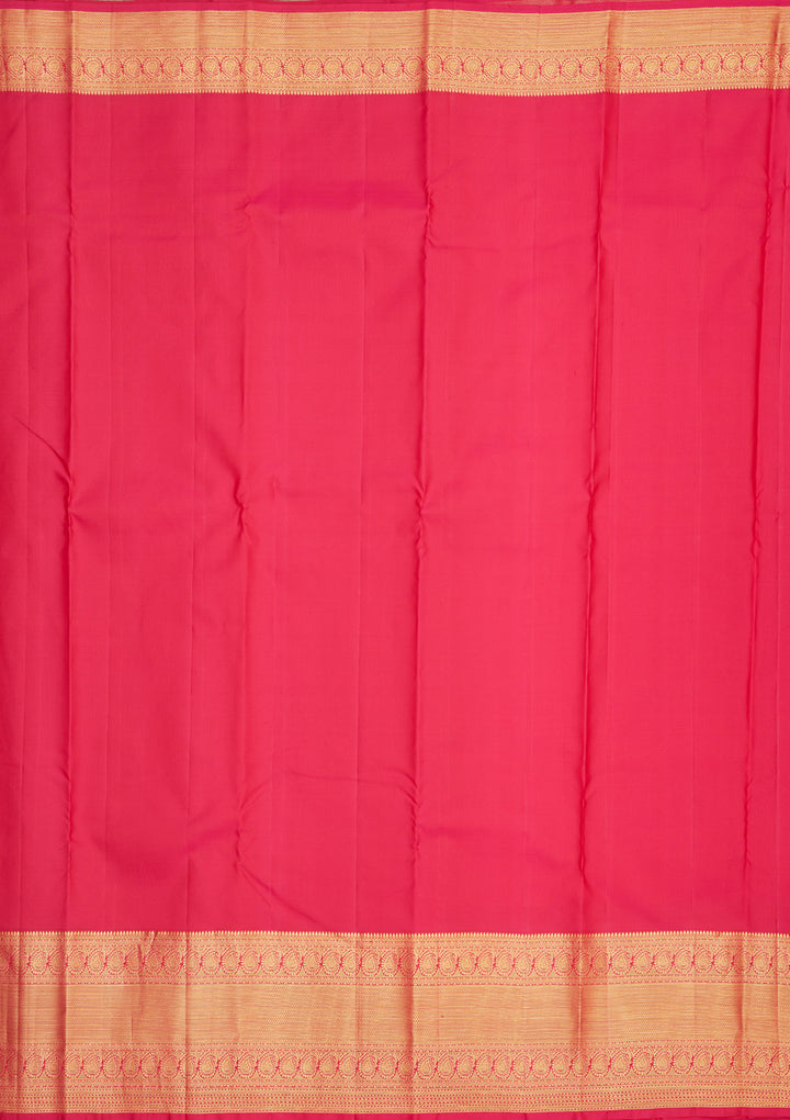 Onion Pink Zariwork Pure Silk Saree