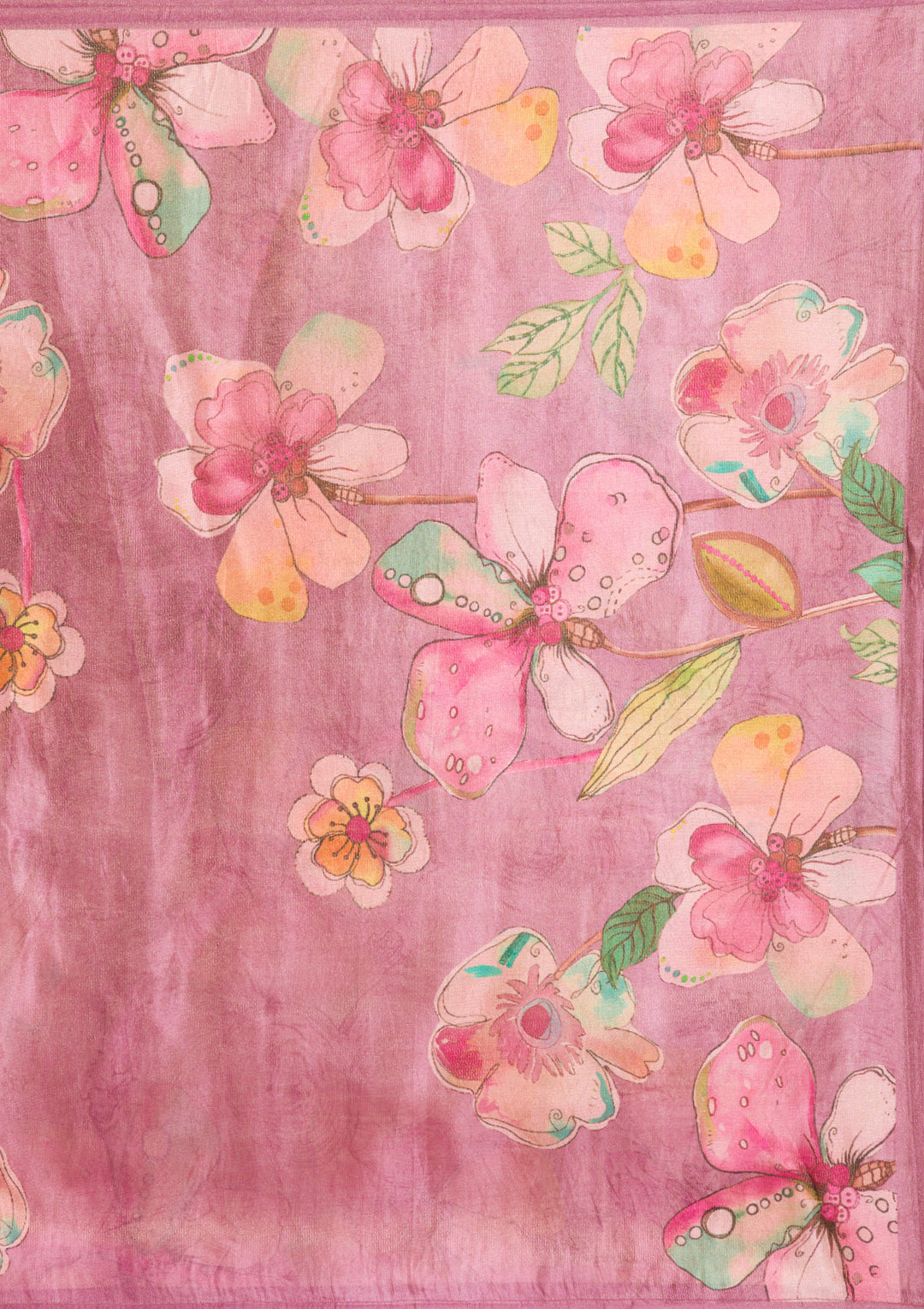 Onion Pink Cutdana Tissue Readymade Salwar Suit