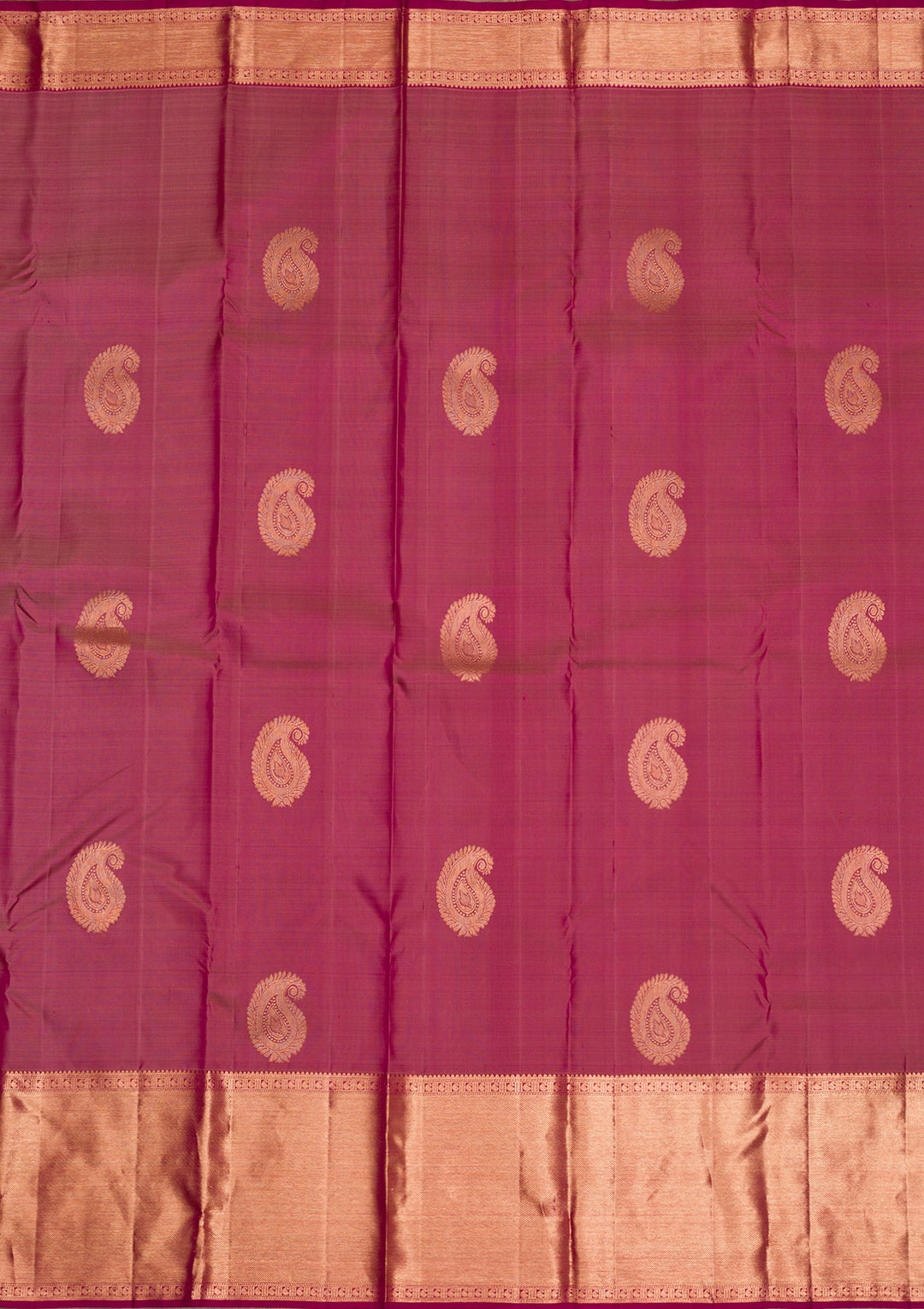 Onion Pink Gold Zariwork Kanjivaram Pure Silk Saree