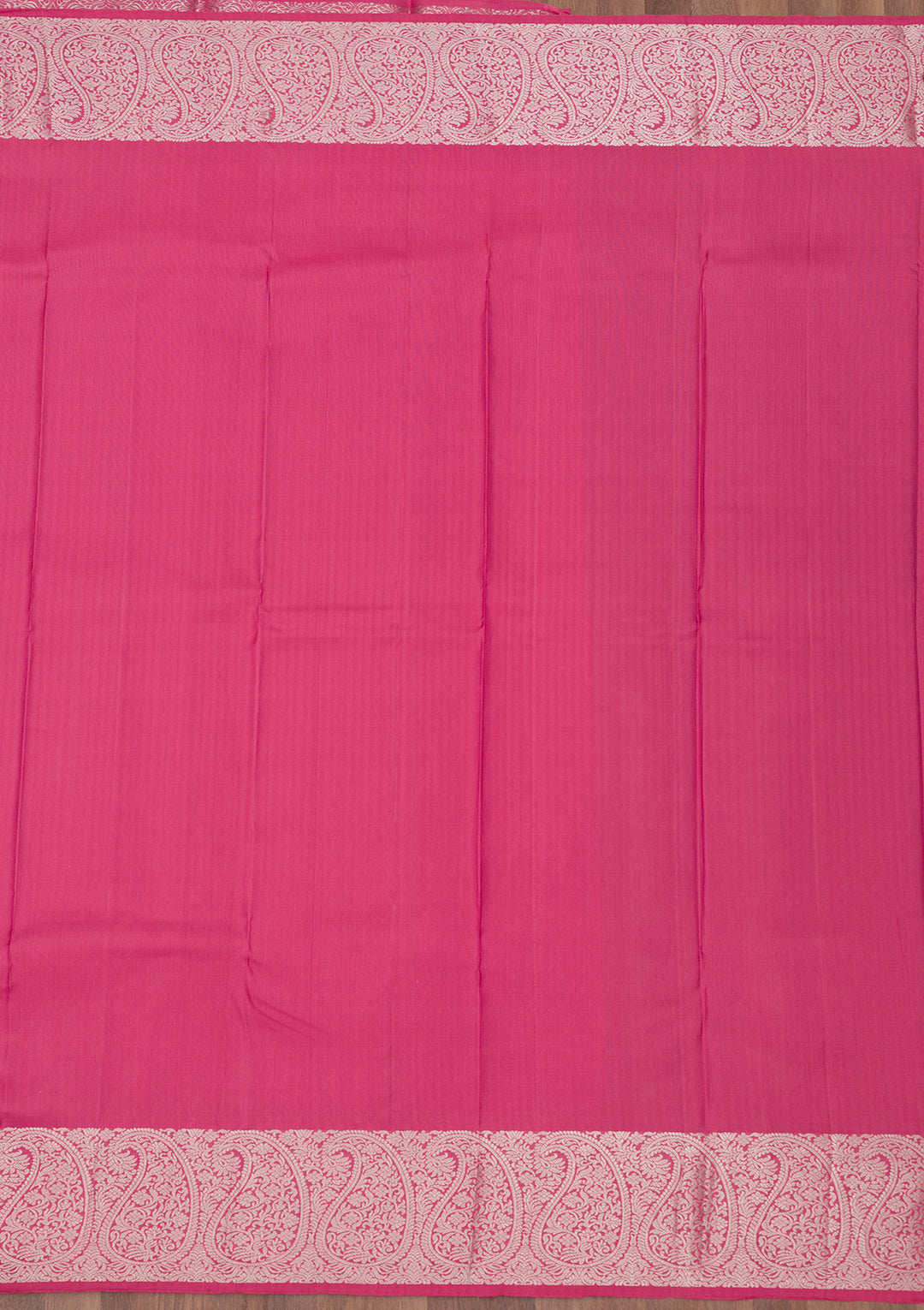 Onion Pink Zariwork Pure Silk Saree