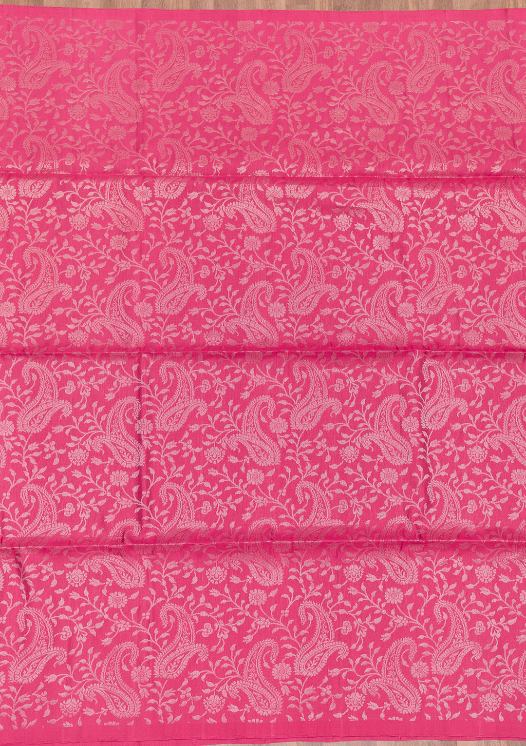Onion Pink Zariwork Pure Silk Saree