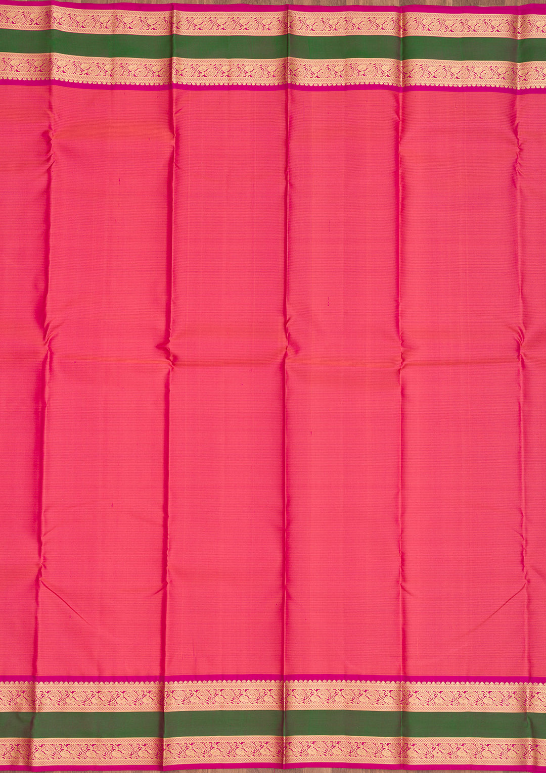 Onion Pink Zariwork Pure Silk Saree