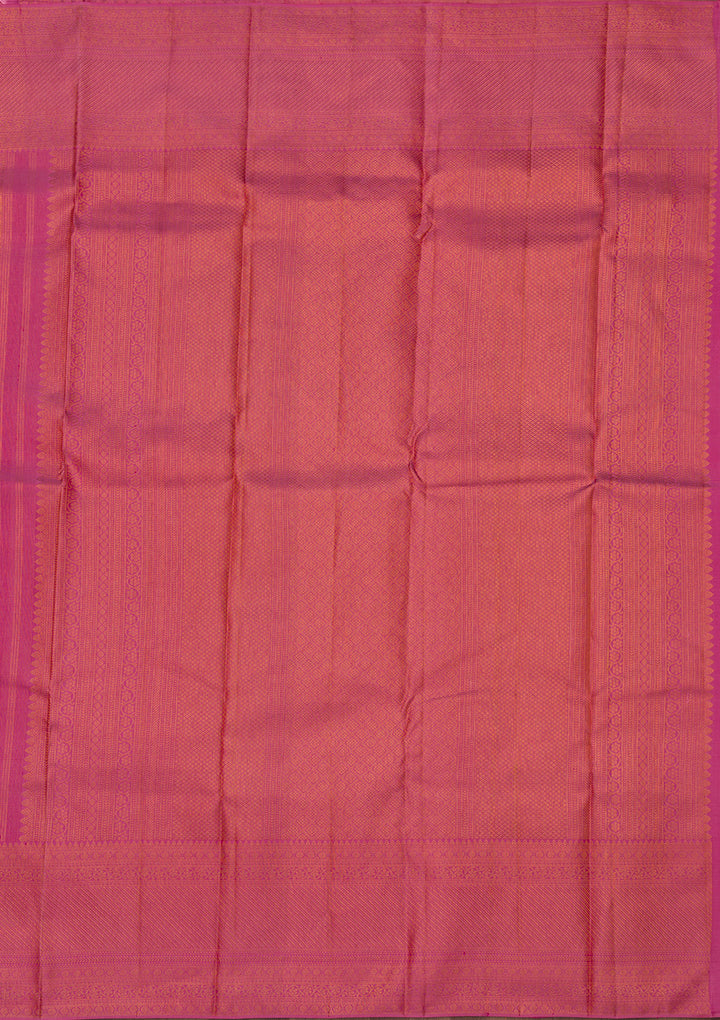 Onion Pink Zariwork Pure Silk Saree