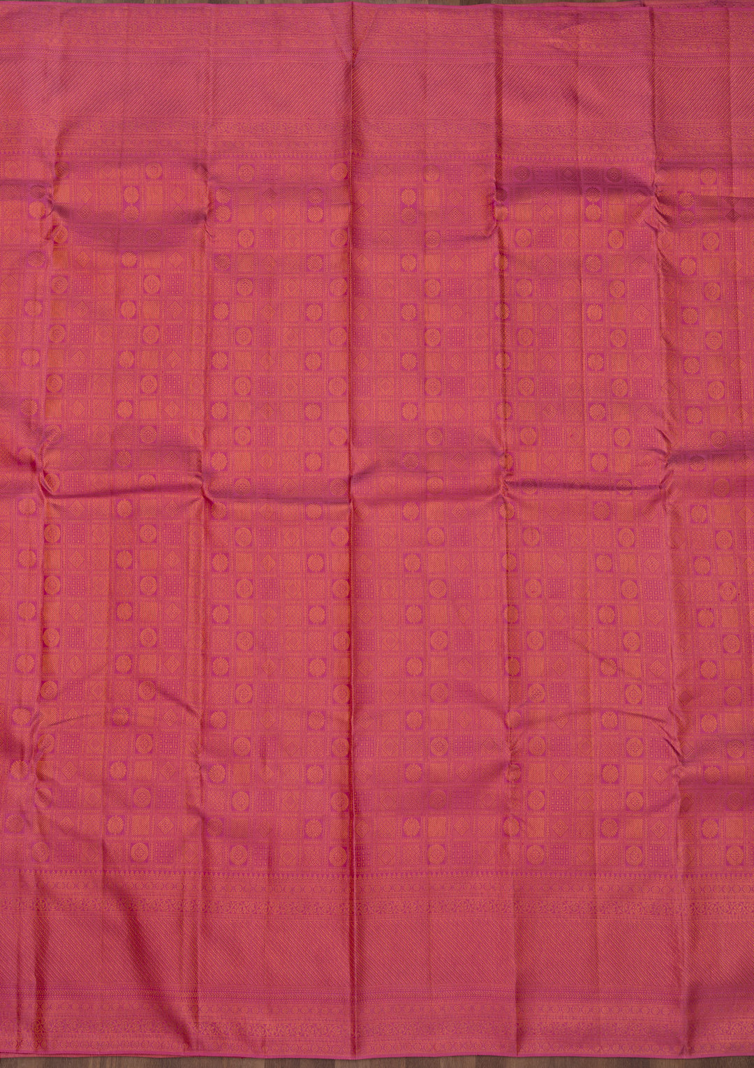Onion Pink Zariwork Pure Silk Saree