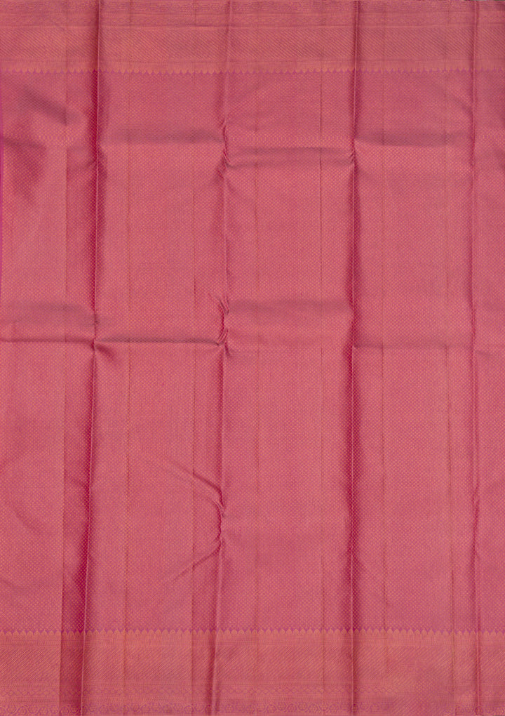 Onion Pink Zariwork Pure Silk Saree