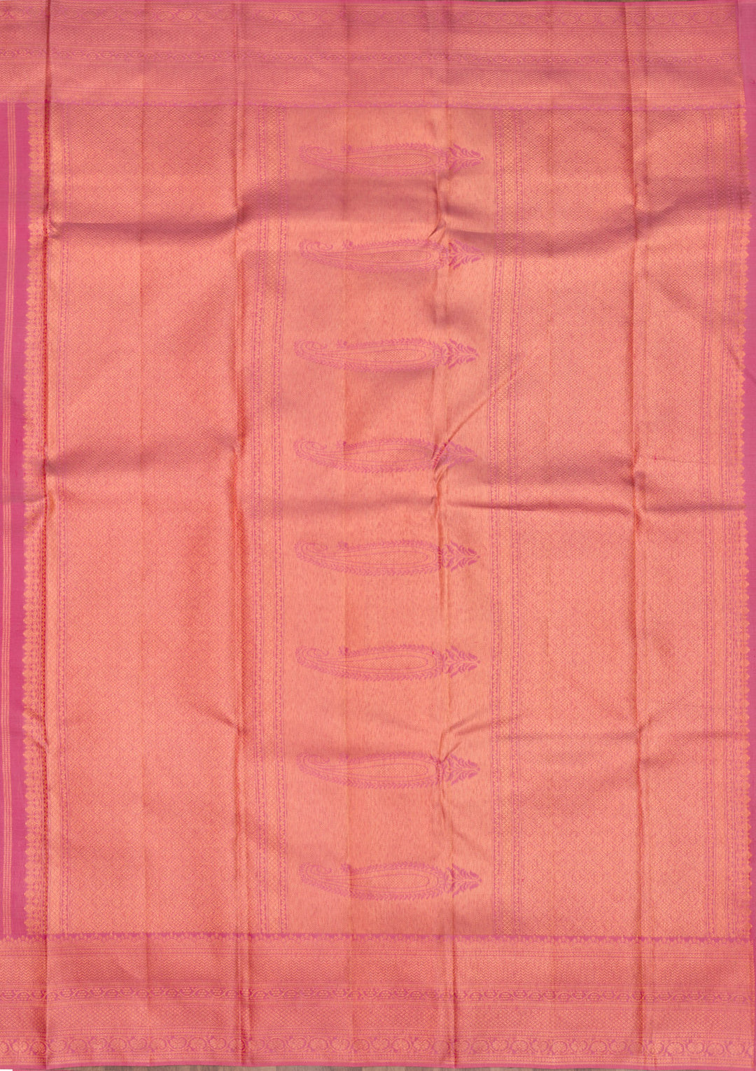 Onion Pink Zariwork Pure Silk Saree