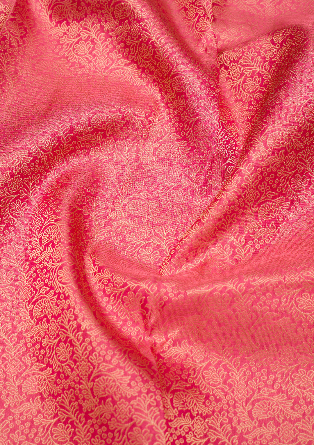 Onion Pink Zariwork Kanjivaram Pure Silk Saree