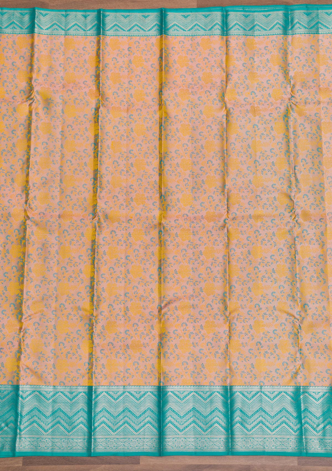 Onion Pink Zariwork Pure Silk Saree-Koskii