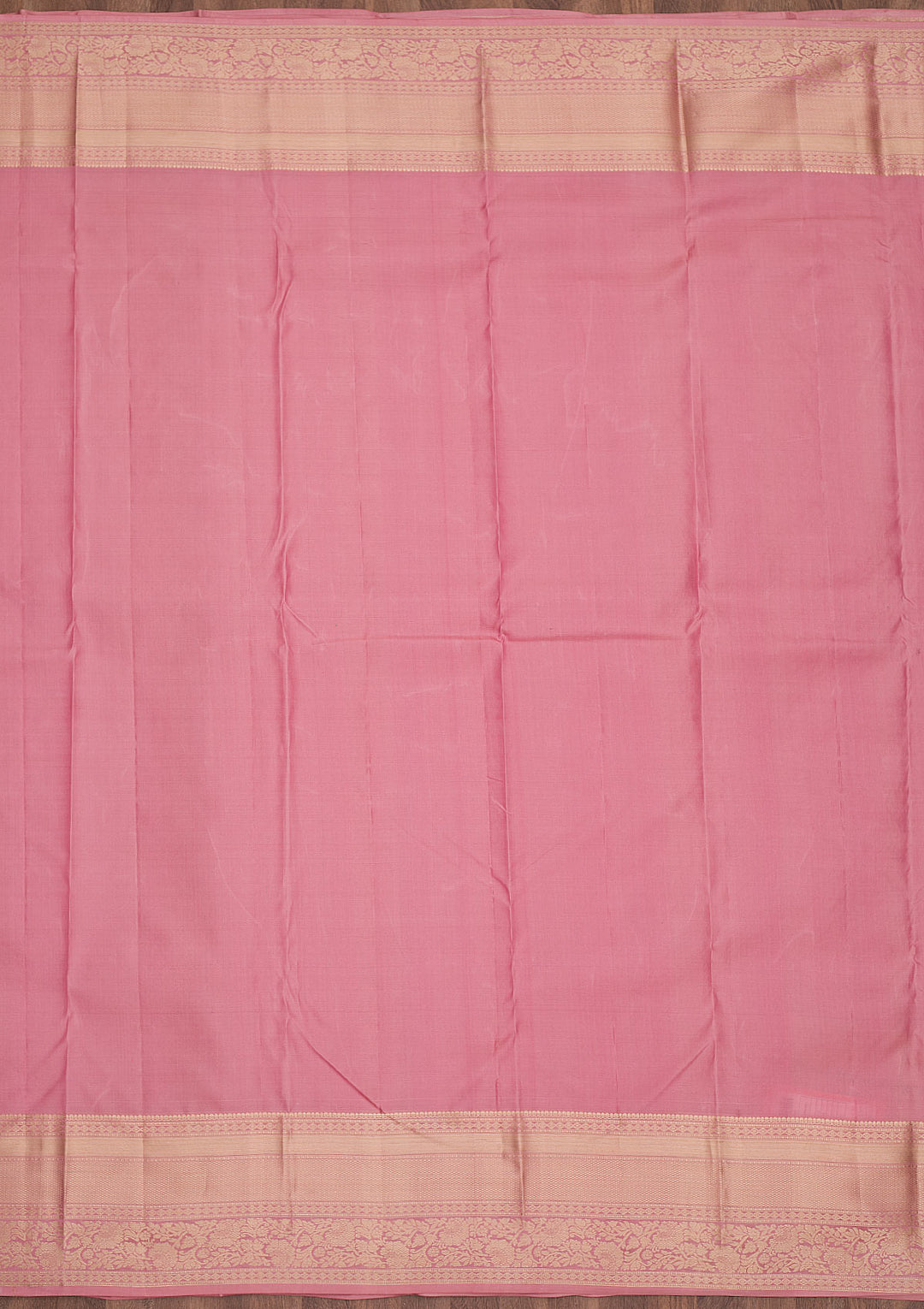 Onion Pink Zariwork Pure Silk Saree