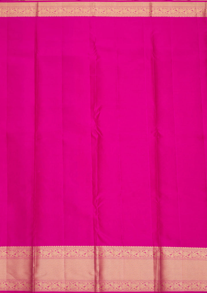 Onion Pink Zariwork Pure Silk Saree