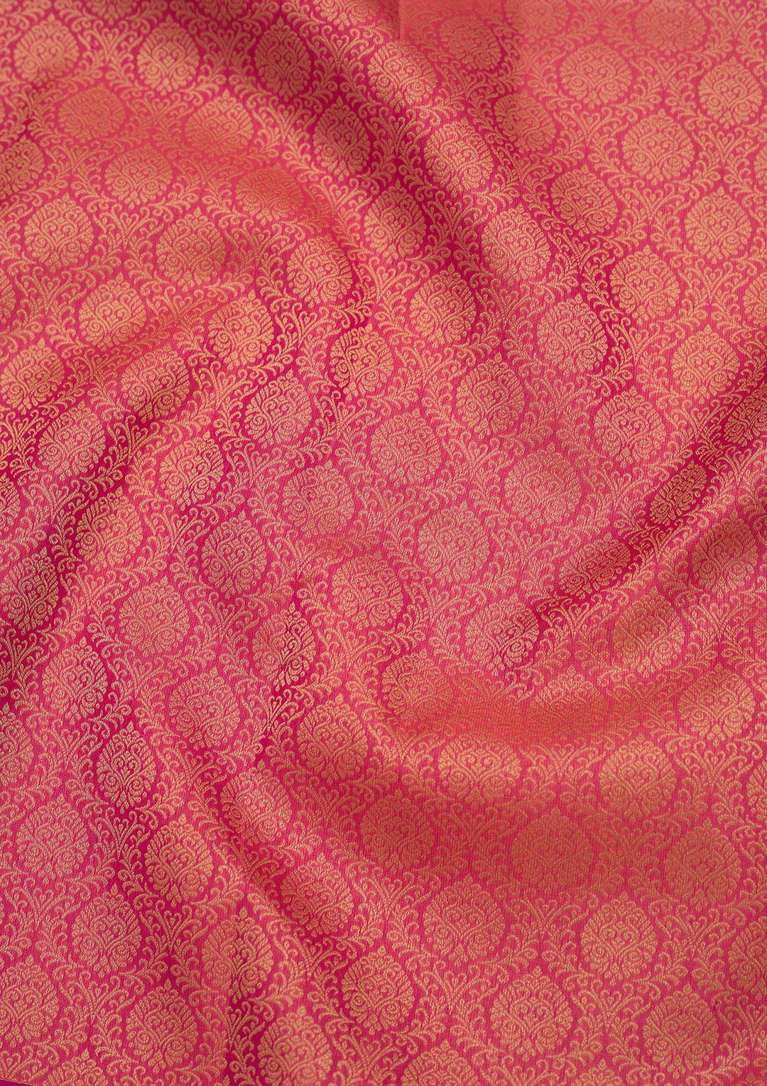 Onion Pink Zariwork Pure Silk Saree
