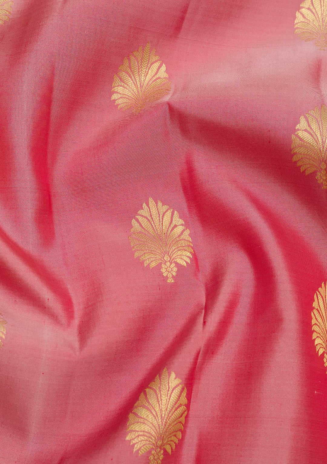 Onion Pink Zariwork Banarasi Pure Silk Saree